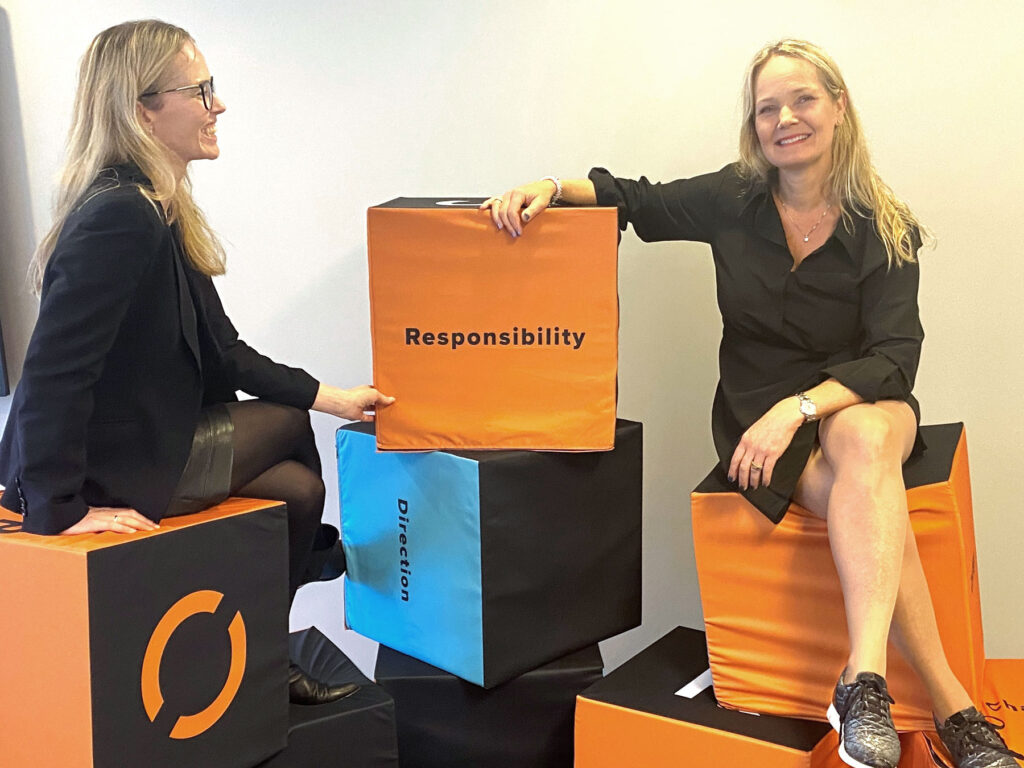 Fra v: Trine L. Klavenes, markedsansvarlig og prosjektleder for Bjørnsons grønne strategi og Ingrid Ottesen, daglig leder og partner